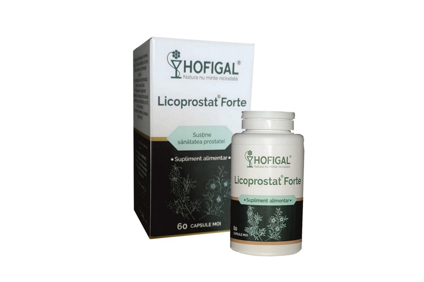 Licoprostat Forte, 60 capsule moi, Hofigal