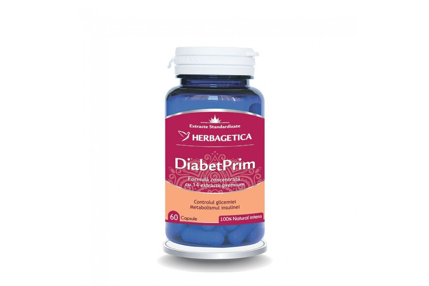 Diabetprim, 60 capsule, Herbagetica