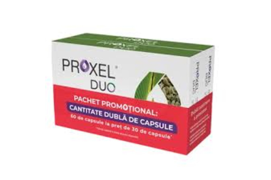 Proxel Duo, pachet 30 capsule + 30 capsule gratuit, NaturPharma