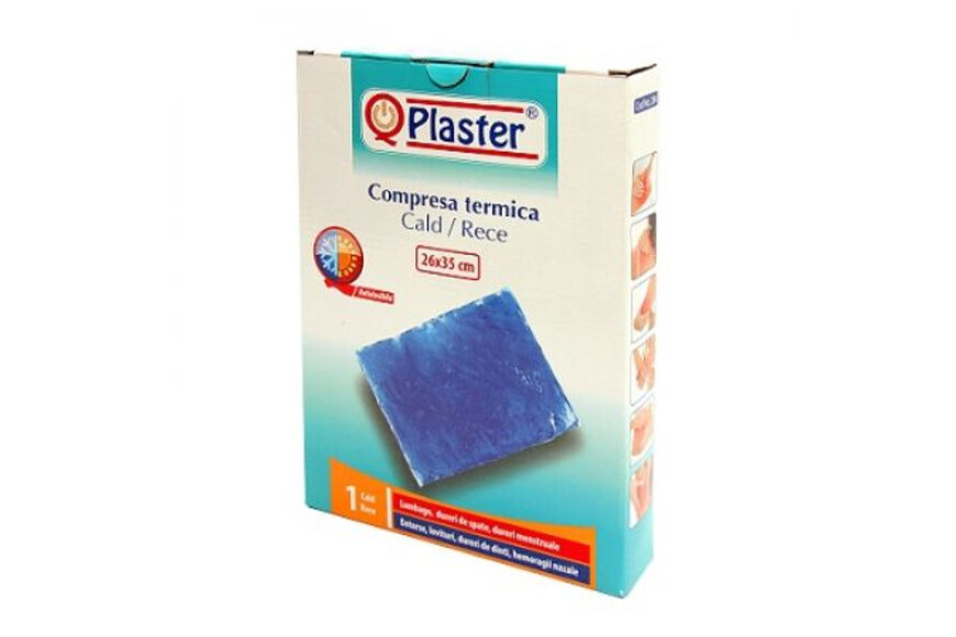 Compresa Cald Rece 26 x 35 cm, 1 bucata, QPlaster