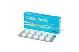 Calciu Lactic, 500 mg, 20 comprimate, Zentiva