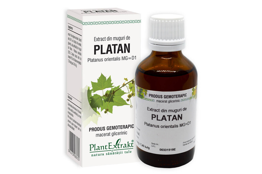 Extract din muguri de Platan, 50 ml, Plant Extrakt