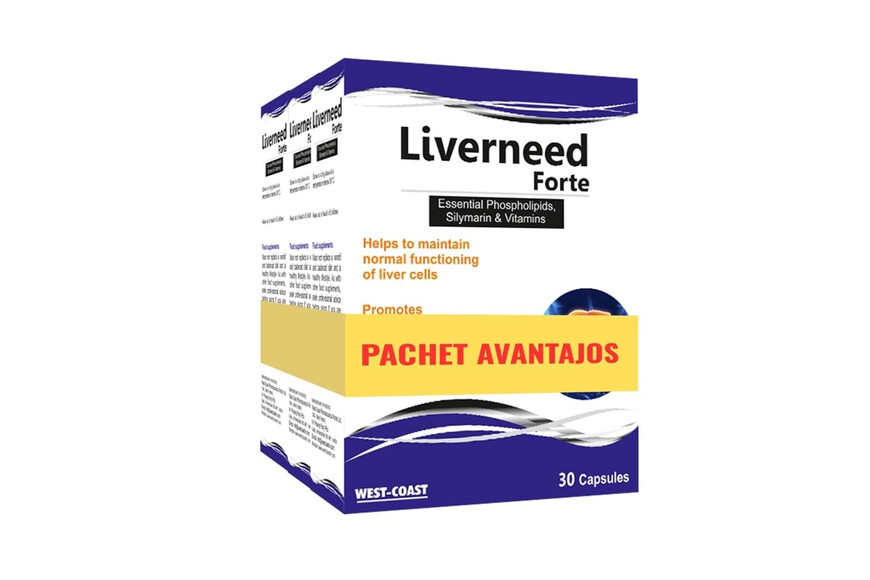 Liverneed Forte Pachet 3x30 capsule, EsVida Pharma