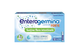 Enterogermina Forte suspensie orala, 10 flacoane, Opella Healthcare