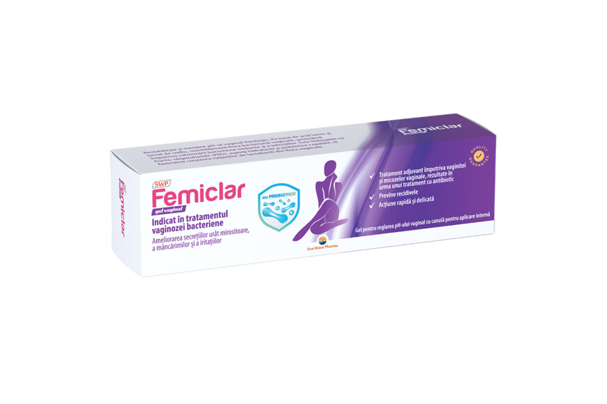 Femiclar, Gel vaginal  40 ml, Sun Wave Pharma