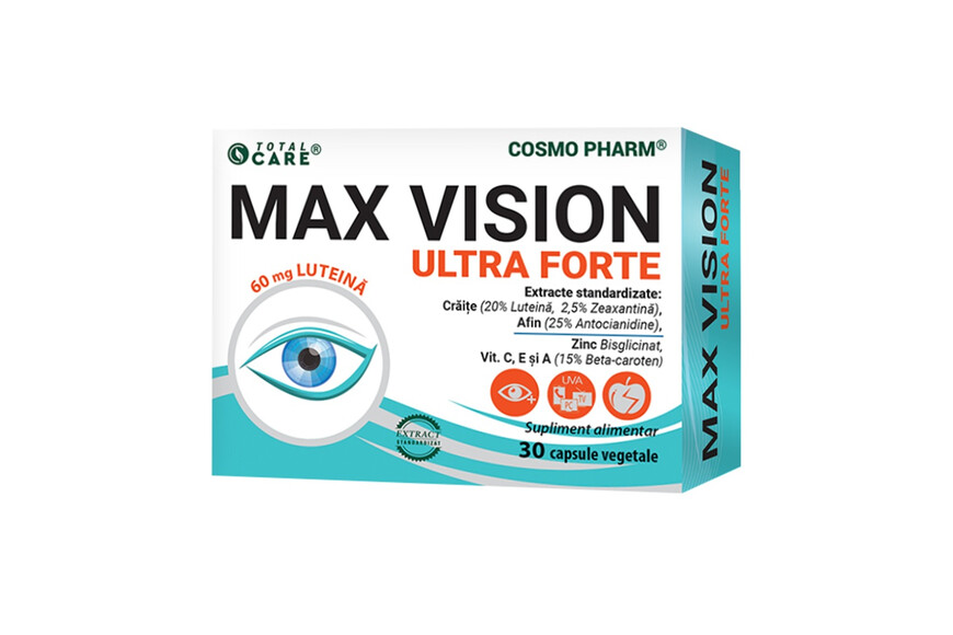 Max Vision Ultra Forte, 30 capsule, Cosmo Pharm