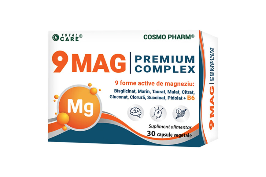 9 Mag Premium Complex, 30 capsule, Cosmo Pharm