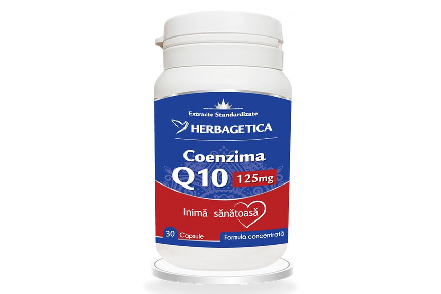 Coenzima Q10, 125 mg, 30 capsule, Herbagetica