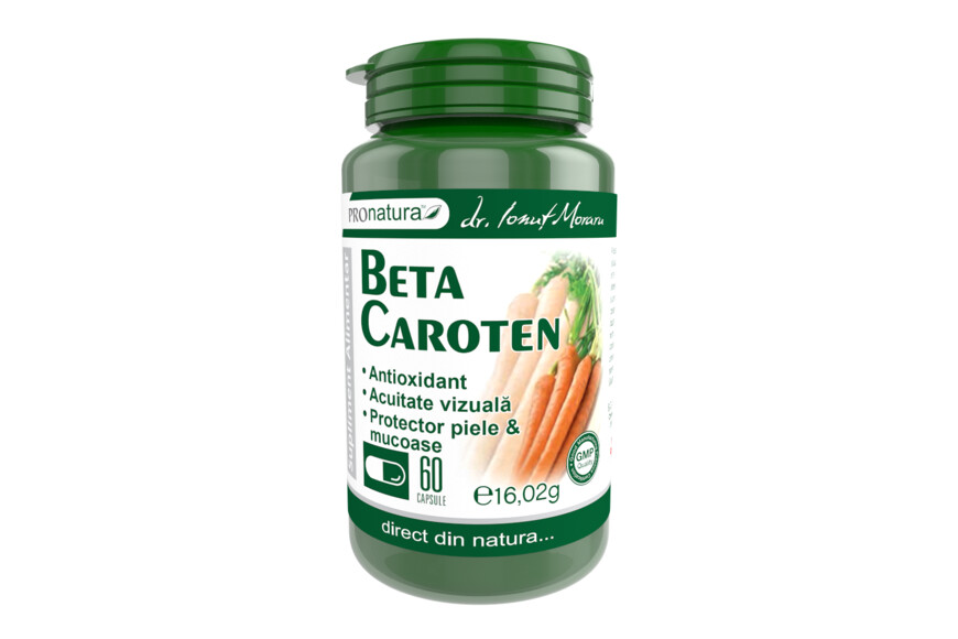 Beta Caroten, 60 capsule, Pro Natura
