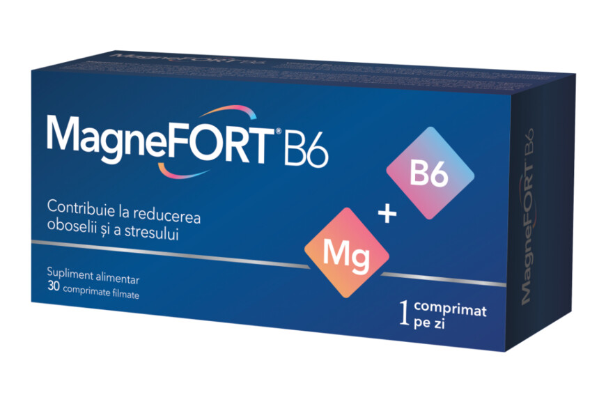 Magnefort B6, 30 drajeuri, Biofarm