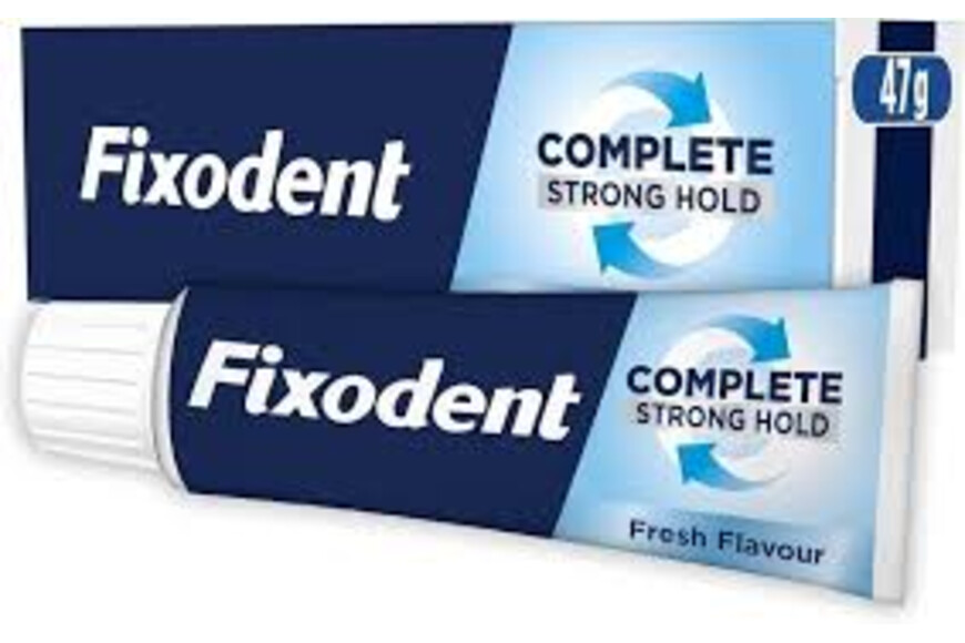 Fixodent Crema adeziva pentru proteza dentara Complete Strong Hold Fresh, 47 g