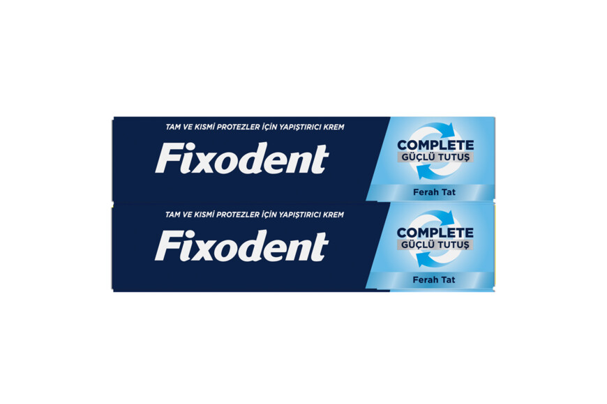 Fixodent Pachet Crema adeziva pentru proteza dentara Complete Strong Hold Fresh, 47 g + 47 g