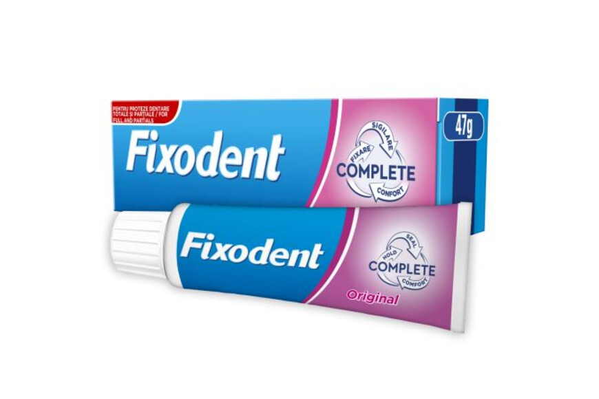 Fixodent Complete Crema adeziva pentru proteza dentara Original, 47 g