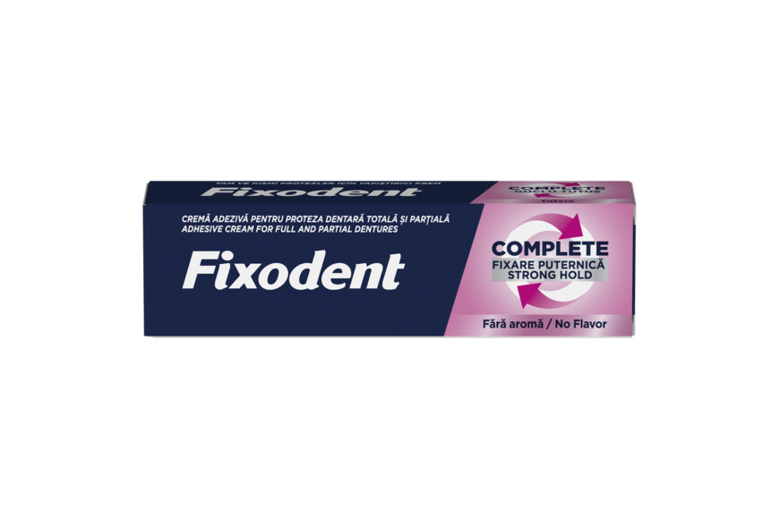 Fixodent Crema adeziva pentru proteza dentara Complete Strong Hold Neutral, 47 g