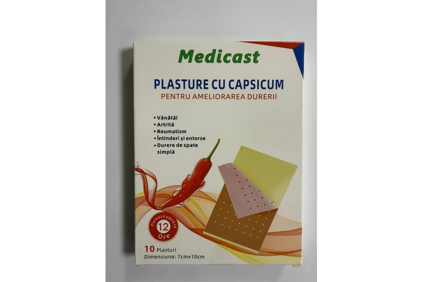 Plasture Cu Capsicum Pentru Ameliorarea Durerii, 10 bucati, Zhengzhou