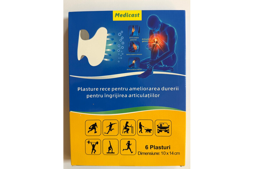 Plasture Rece Pentru Ameliorarea Durerii Butterfly Shape, 6 bucati, Zhengzhou
