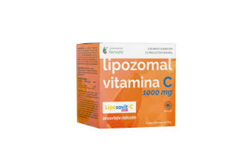 Vitamina C Lipozomal, 1000 mg, 15 plicuri, Remedia