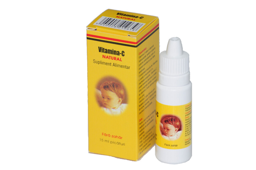 Vitamina C natural picaturi, 15 ml, Natural