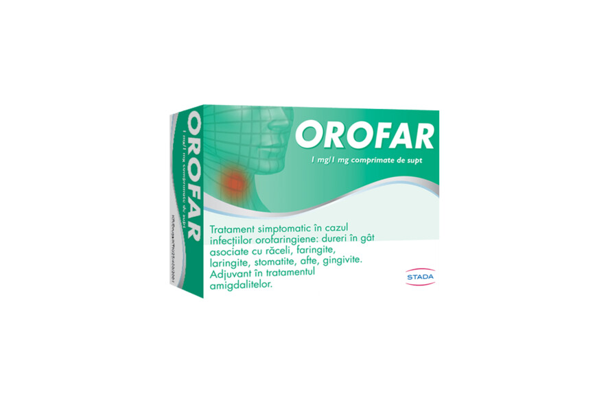 Orofar, 1 mg/1 mg, 24 comprimate, Stada