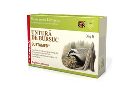 Untura de bursuc, 120 capsule, Sustamed