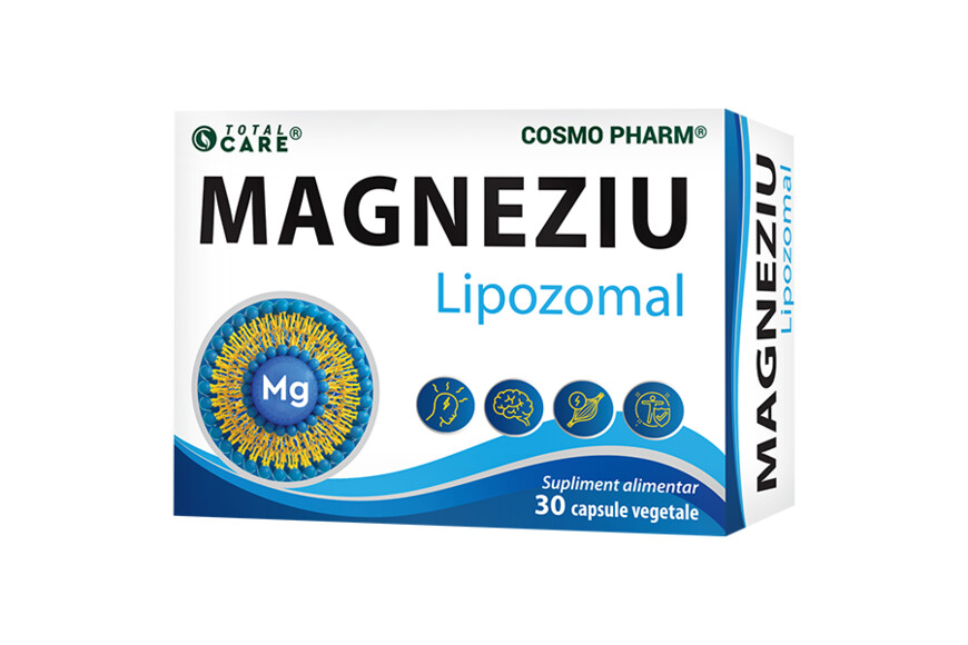 Magneziu Lipozomal, 30 capsule vegetale, Cosmopharm