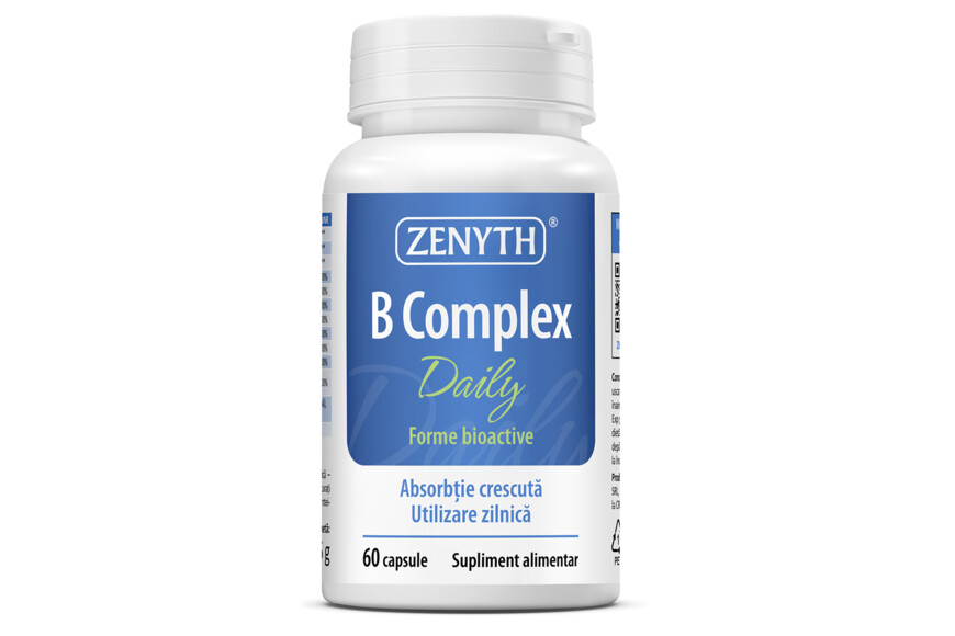 B Complex Daily, 60 capsule, Zenyth Pharmaceuticals