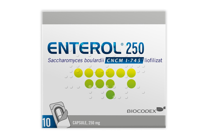 Enterol, 250 mg, 10 capsule, Biocodex