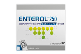 Enterol, 250 mg, 10 capsule, Biocodex