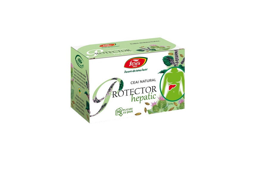 Ceai Protector Hepatic, 20 plicuri, Fares