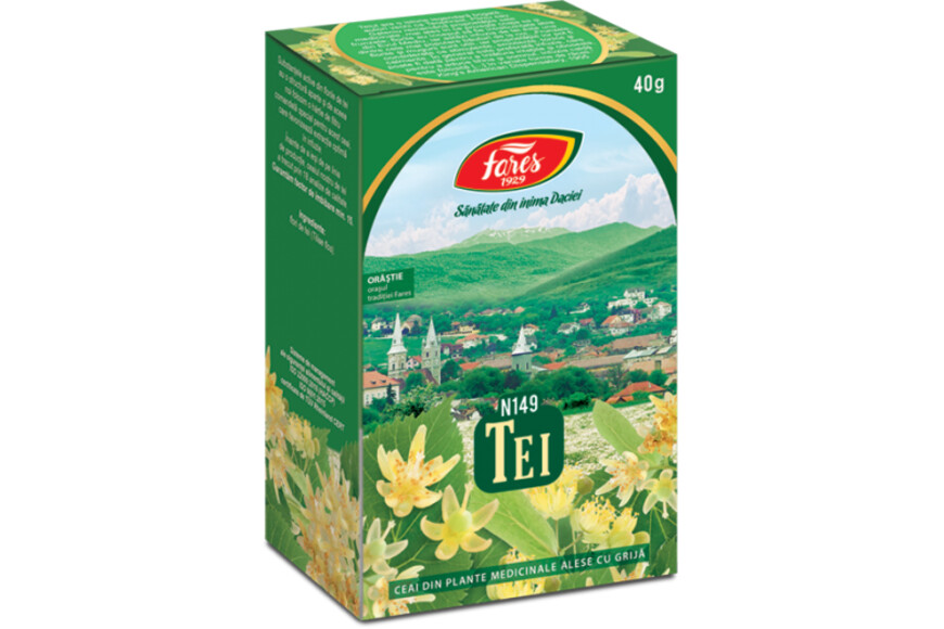 Ceai Tei flori N 149, 40 g, Fares