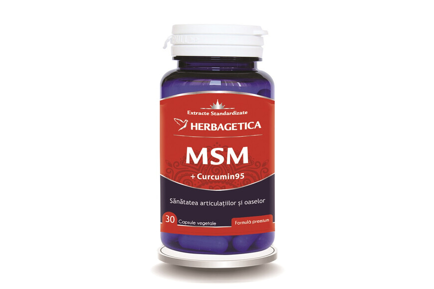MSM + Cucumin95, 30 capsule, Herbagetica