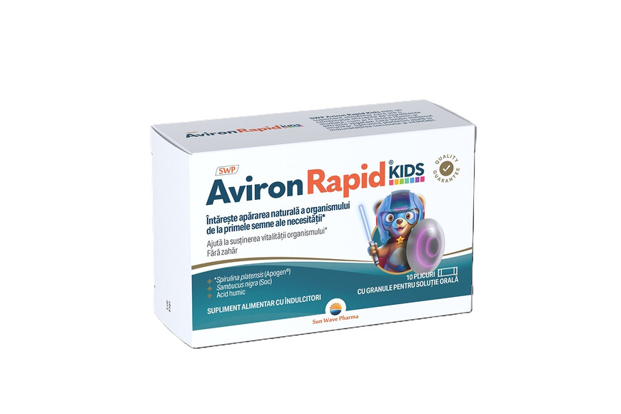 Aviron Rapid Kids, 10 plicuri, Sun Wave Pharma