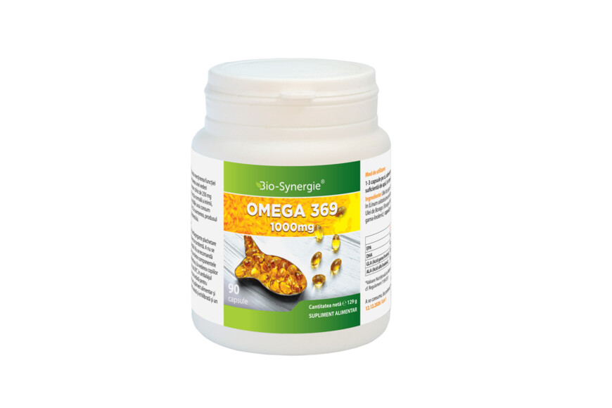 Omega 369, 1000 mg, 90 capsule, Bio Synergie