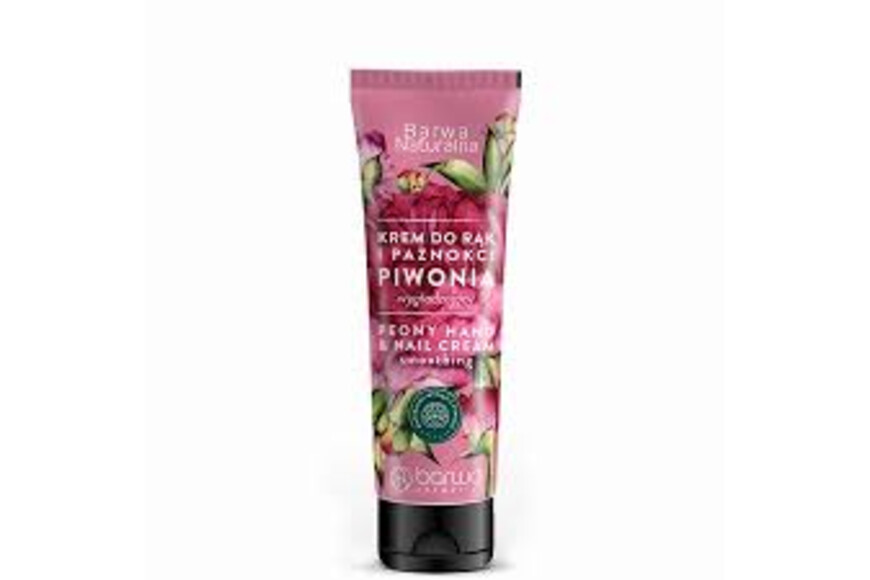Crema de maini cu flori de bujori 100 ml, Barwa Cosmetics