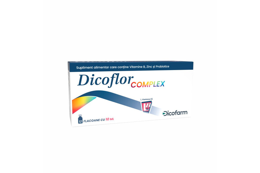 Dicoflor Probiotic Complex, 12 flacoane x 10 ml, Dicofarm
