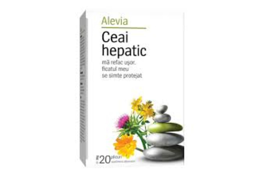 Ceai hepatic, 20 plicuri, Alevia