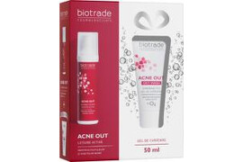 Pachet Acne Out Lotiune activa 60ml + Acne Out Oxy Wash+50ml, Biotrade