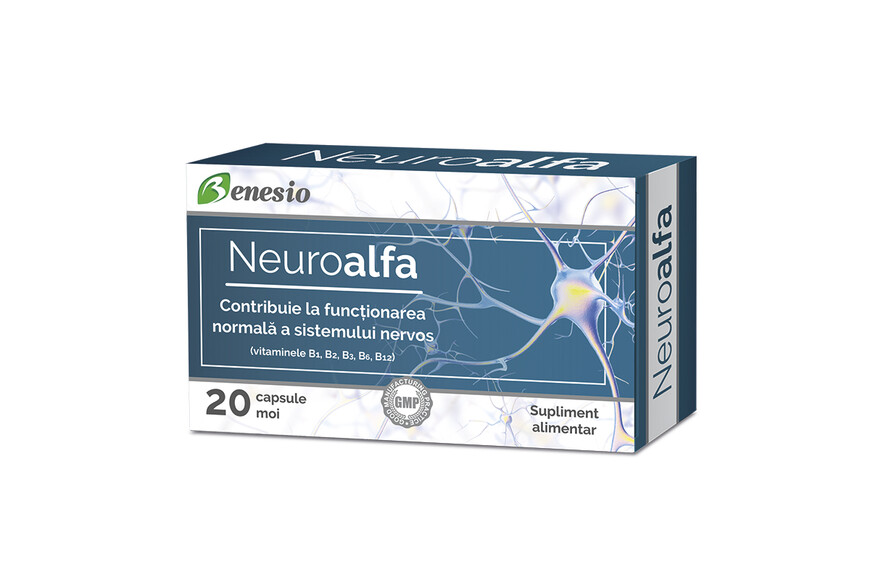 Neuroalfa, 20 capsule moi, Benesio