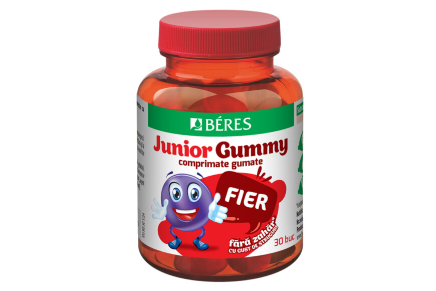Jeleuri Fier Junior Gummy, 30 jeleuri, Beres