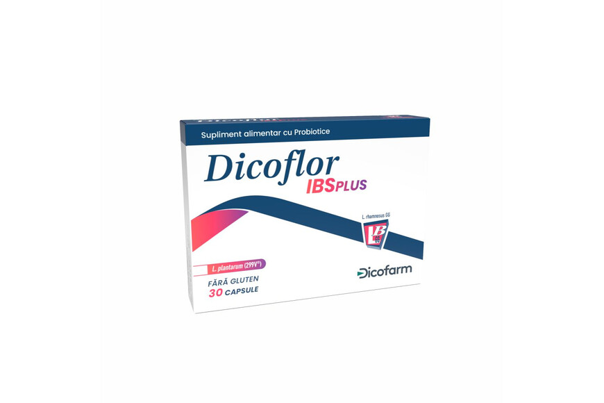 Dicoflor IBS Plus, 30 capsule, Dicofarm