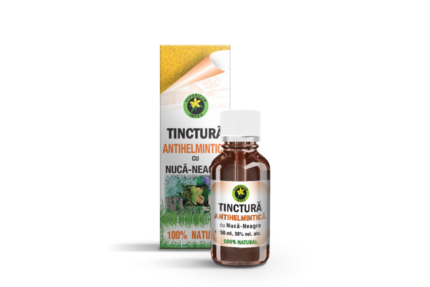 Tinctura antihelmintica cu nuca neagra, 50 ml, Hypericum