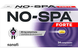 No-Spa Forte, 80 mg, 24 comprimate,Sanofi