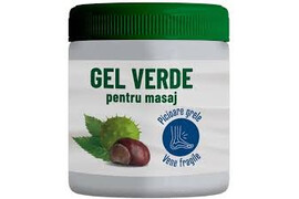 Gel verde picioare grele & vene fragile 500ml, Pharmaherbal