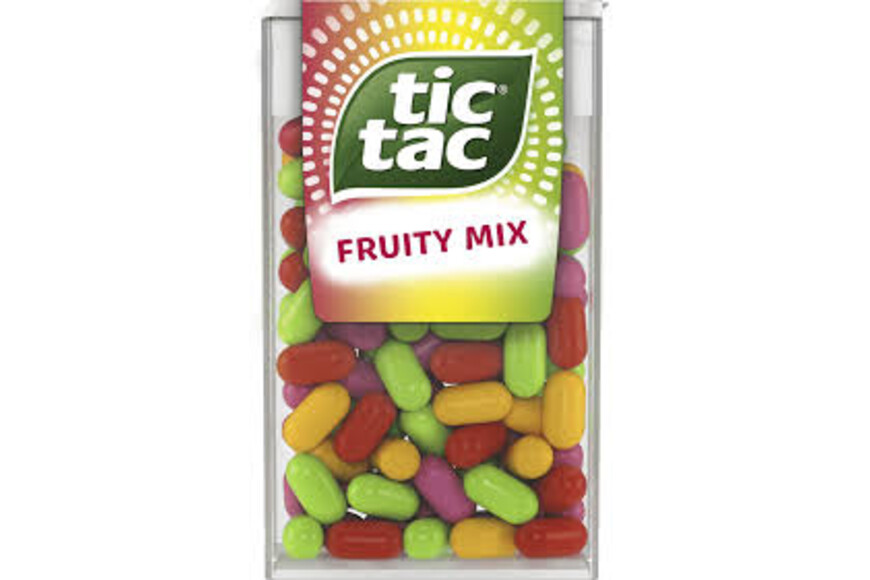 Tic Tac Fruity Mix. 1 bucata 18g