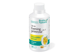 Evening Primrose + Vitamina E, 90 capsule, Rotta Natura