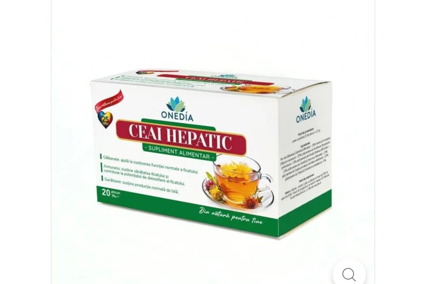 Ceai Hepatic, 20  Doze, Onedia