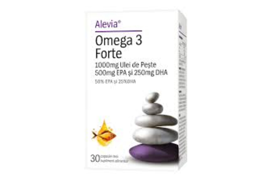 Omega 3 Forte, 30 capsule, Alevia