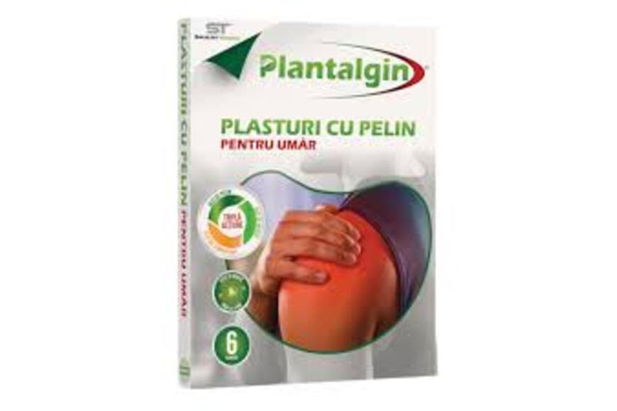Plasturi cu Pelin pentru umeri, Plantalgin, 6 bucati, Smart Touch