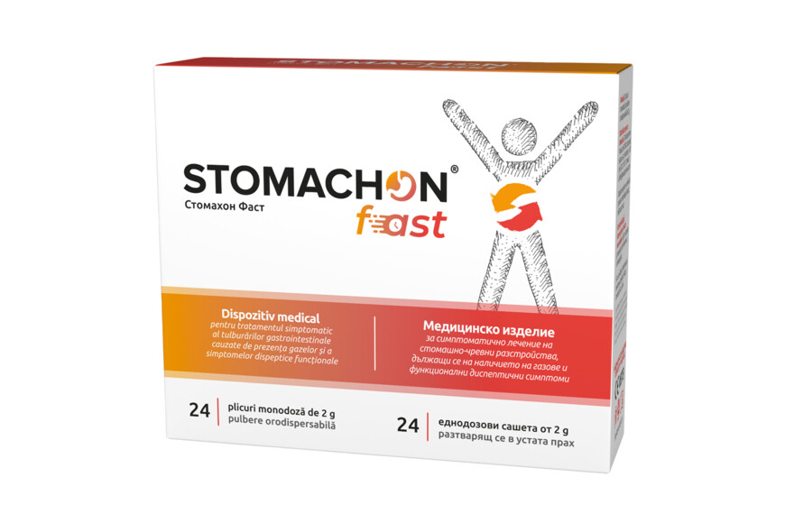 Stomachon Fast, 24 plicuri, Naturpharma