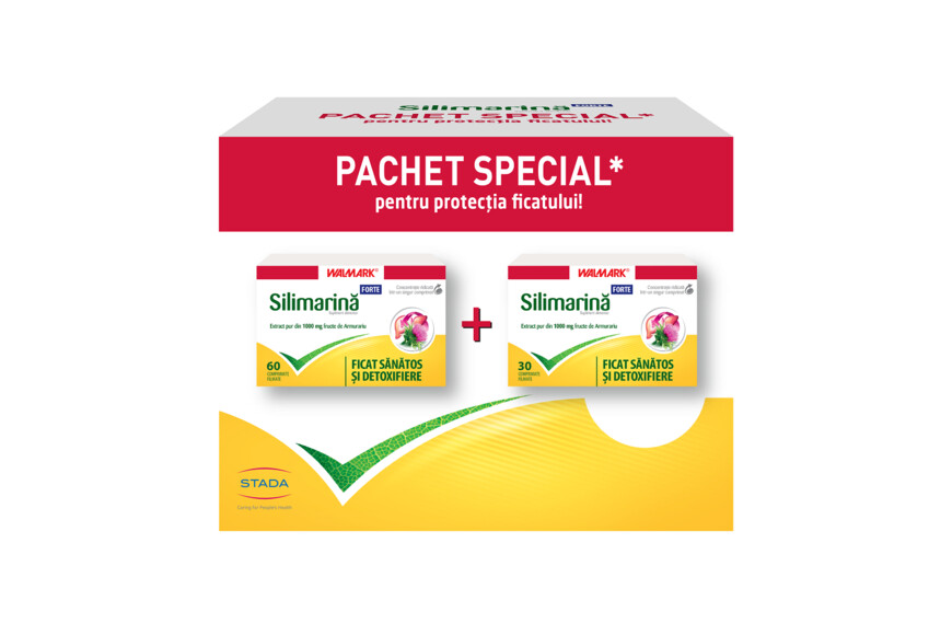 Silimarina Forte, pachet 60 + 30 comprimate, Walmark